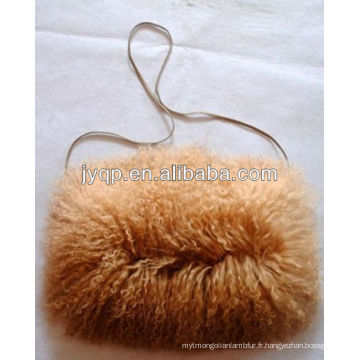 Wholesale tibétain mongol agneau fourrure hiver main muff